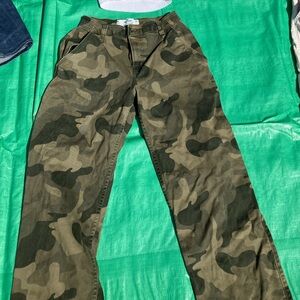 Hollister juniors camo pants